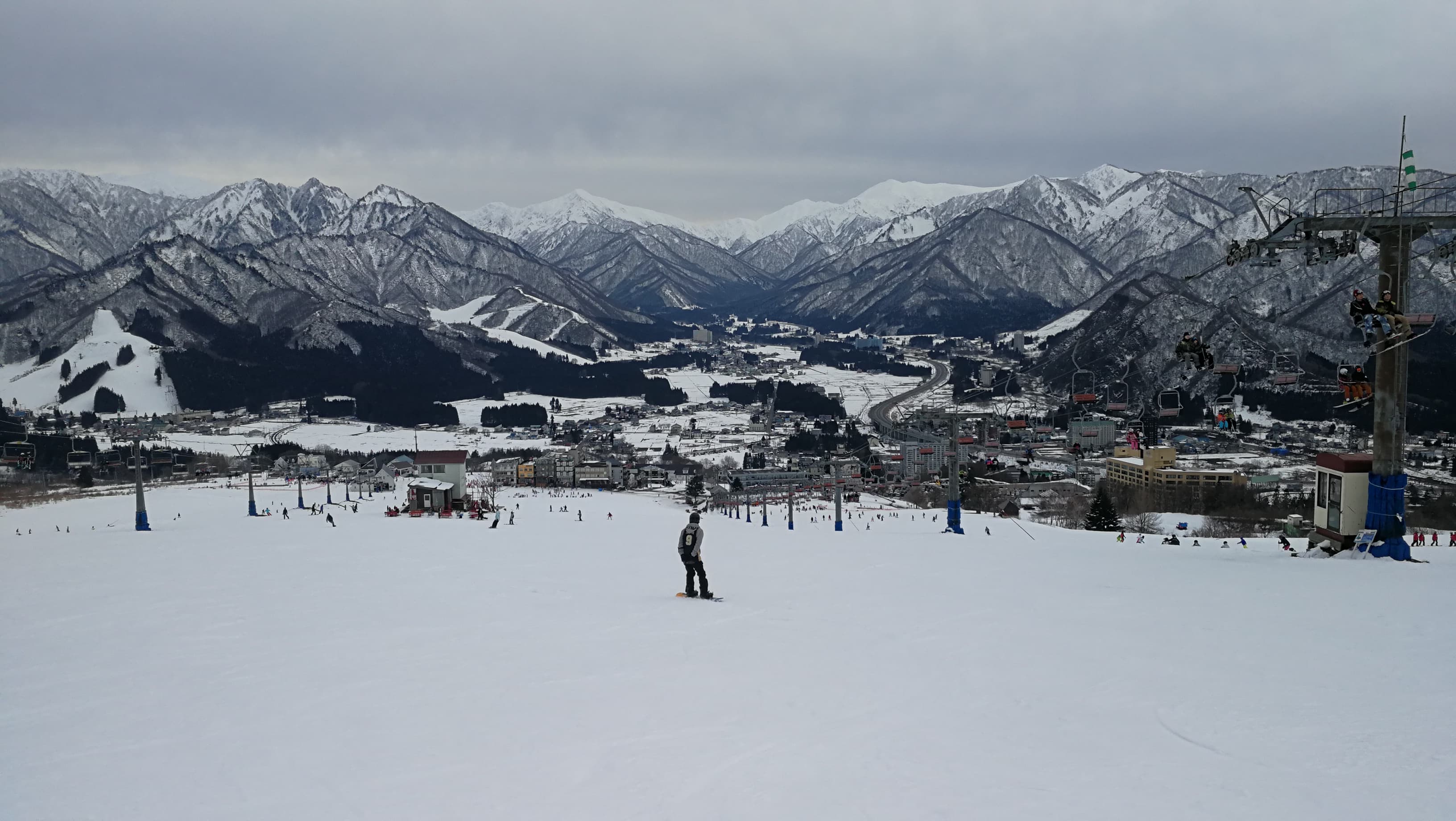 岩原滑雪場雪景