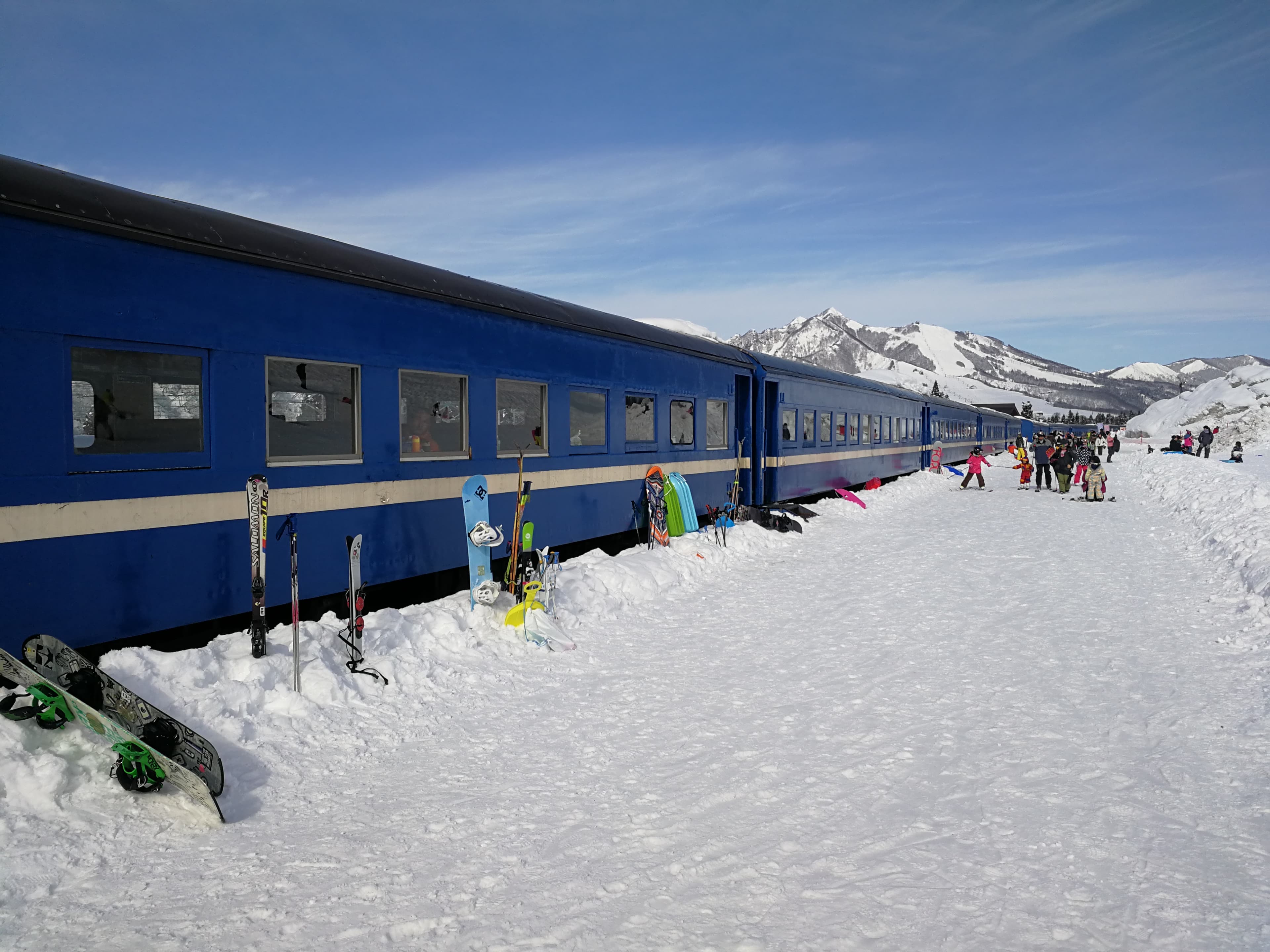 湯澤中里滑雪場雪景
